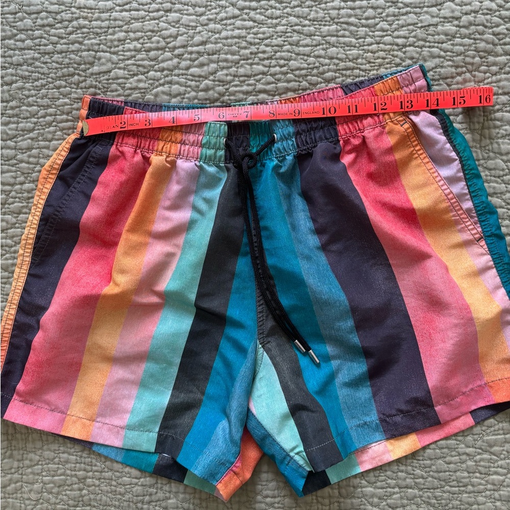 Men’s Paul Smith Swimwear Colorful Stripe Trunk S - Picture 6 of 9